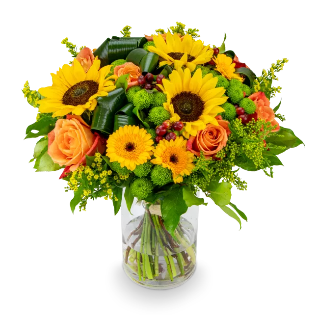 Bouquet of sunflowers
